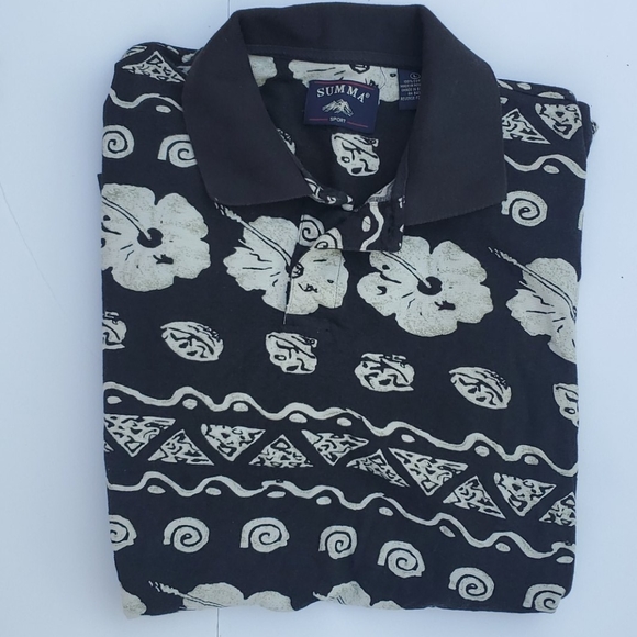 HAWAIIN SHORT SLEEVE POLO IN SIZE LARGE - Picture 2 of 7